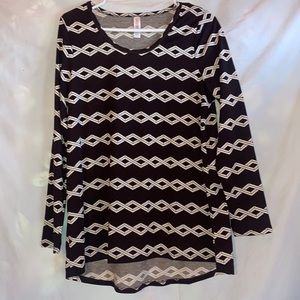 Brown, long sleeve, LuLaRoe T-shirt